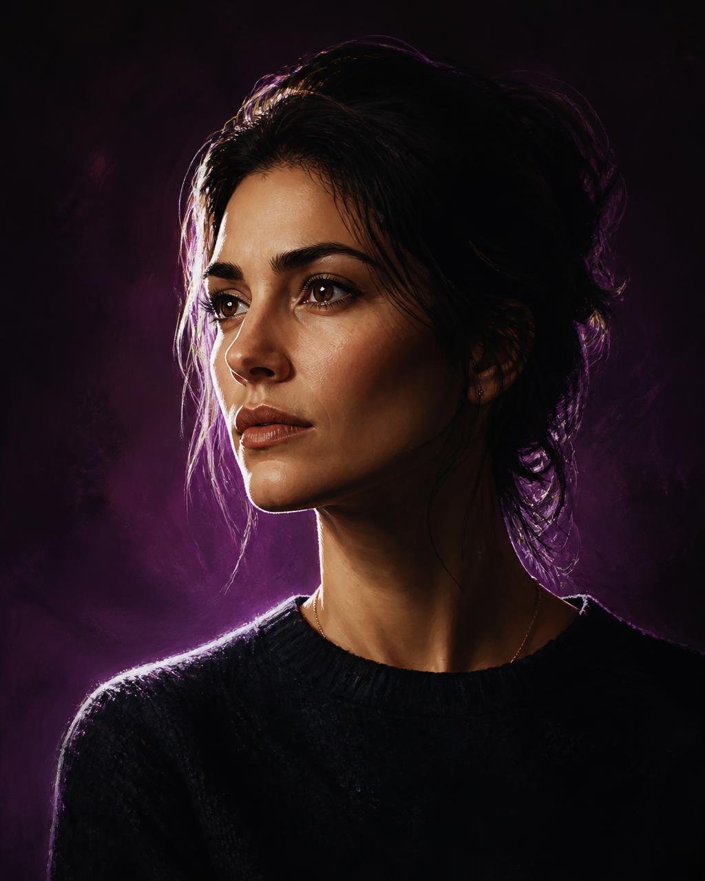 Illustrated portrait of Shiloh, Full-stack Developer at LivFastt Studio